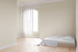Yellow room with bed