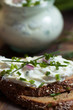 Frischer Quark mit Kräutern