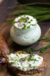 Frischer Quark mit Kräutern