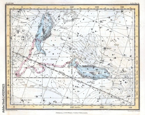 Photo: Astronomical chart vintage Astronomical chart vintage