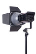 Studio light stand isolated on the white