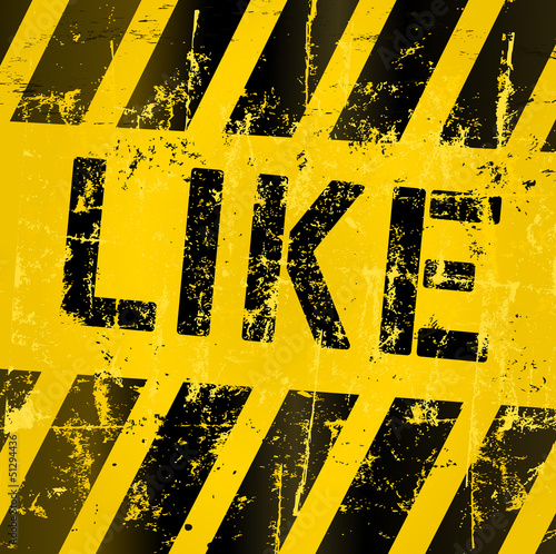 Vector: grungy like sign, social networks,vector grungy like sign, social networks,vector