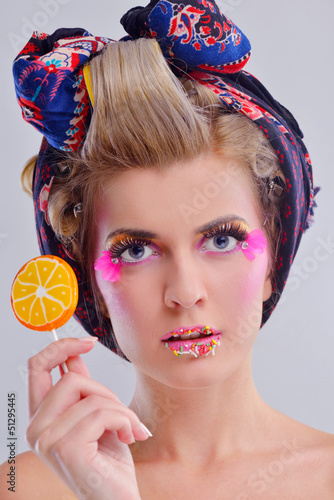 Photo: Beautiful Woman Luxury Makeup Beautiful Woman Luxury Makeup