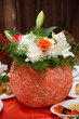 Decorative vase with flowers