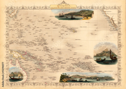 Photo: old map old map