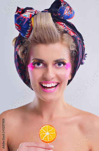 Photo: Beautiful Woman Luxury Makeup Beautiful Woman Luxury Makeup
