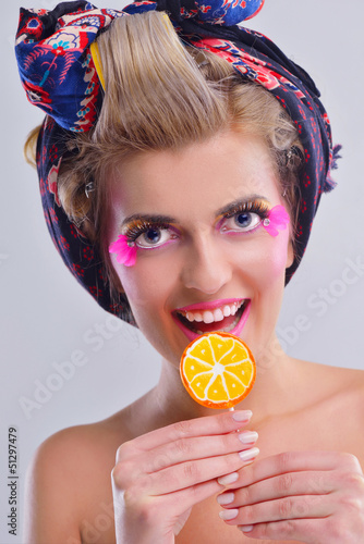 Photo: Beautiful Woman Luxury Makeup Beautiful Woman Luxury Makeup