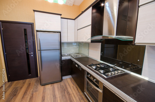 Photo: Interior of modern kitchen Interior of modern kitchen