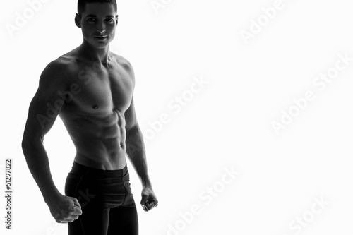 Photo: Handsome muscular man Handsome muscular man