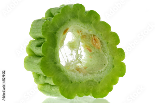 Photo: Closeup photo of fresh Chinese Bitter Gourd (Balsum Pear) Closeup photo of fresh Chinese Bitter Gourd (Balsum Pear)