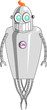 lustiger Roboter