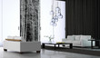 Ambiente con divani ed alberi