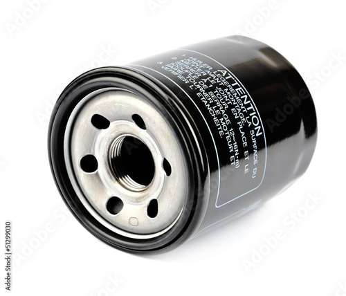 Photo: Oil Filter isolated Oil Filter isolated
