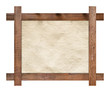 old wooden frame