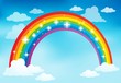 Vector: Image with rainbow theme 2 Image with rainbow theme 2