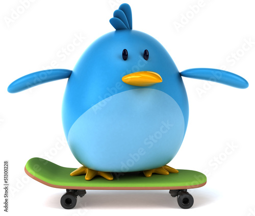 Illustration: Blue bird Blue bird
