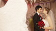 Couple in a salt cave