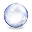 round button - indigo
