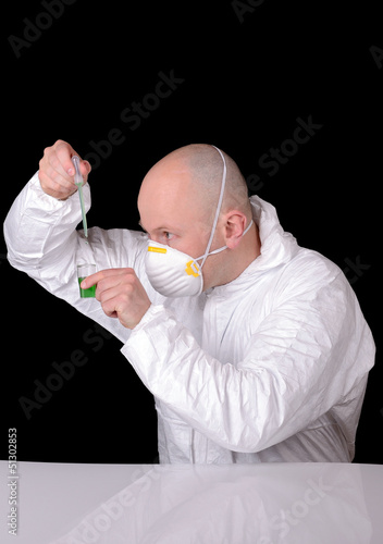 Photo: scientist working scientist working