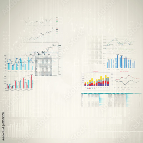 Photo: Marketing high tech background Marketing high tech background