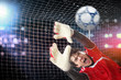 Goalkeeper Catches The Ball