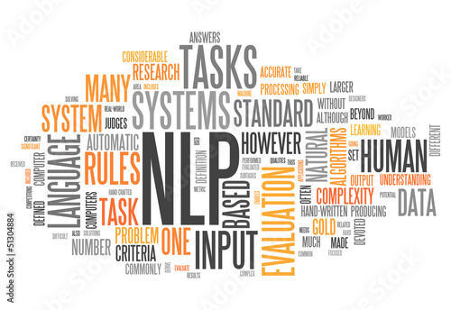 Illustration: Word Cloud "NLP" Word Cloud "NLP"