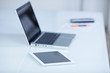 laptop und tablet-pc