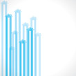 Blue home background stock vector