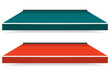EPS Vector 10 - Colorful set of single color awnings