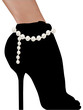 stylish silhouette woman shoes high heels