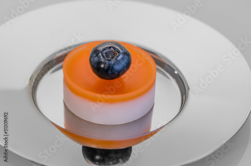Photo: Schicht-Maracujatörtchen mit Blaubeere Schicht-Maracujatörtchen mit Blaubeere