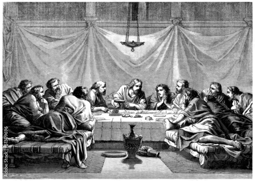 Illustration: Christ : Last Supper - Ste Cene Christ : Last Supper - Ste Cene