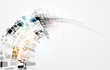 abstract futuristic fade computer technology business background