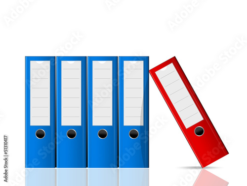 Illustration: classeurs documents A4 classeurs documents A4