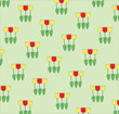 Background Of Tulips
