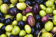 sicilian olives background