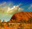 Wonderful Outback colors in Australian Desert