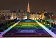 View from Mont des Arts in Brussels