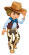 A young cowboy