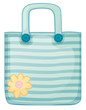 A blue bag