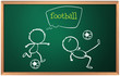 A board with football players