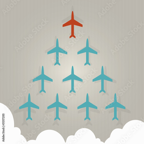 Vector: Leadership concept Leadership concept