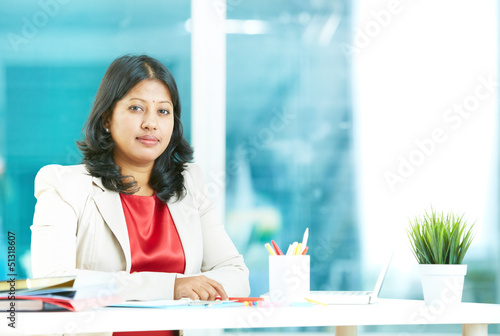 Photo: Woman at workplace Woman at workplace