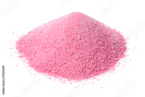 Photo: Instant Juice Powder Concentrate Isolated on White Background Instant Juice Powder Concentrate Isolated on White Background