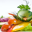 fresh green salad