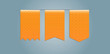 Set of web ribbons  with pattern