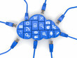 Illustration: Ñloud computing concept Ñloud computing concept