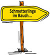 Schmetterlinge im Bauch...