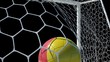 German Ball Scores in Slow Motion with Alpha Channel