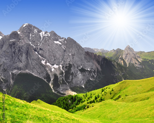 Photo: Marmolada peak,Val di Fassa - Italy Alps Marmolada peak,Val di Fassa - Italy Alps
